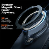 TORRAS iPhone 17 Pro Max Ostand Q3 Air Mobil Cover m. Kickstand - MagSafe Kompatibel - Blå