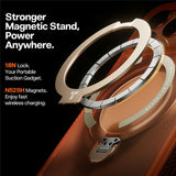 TORRAS iPhone 17 Pro Ostand Q3 Air Mobil Cover m. Kickstand - MagSafe Kompatibel - Orange