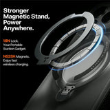 TORRAS iPhone 17 Pro Ostand Q3 Air Mobil Cover m. Kickstand - MagSafe Kompatibel - Sort