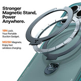 TORRAS iPhone 17 Pro Ostand Q3 Air Mobil Cover m. Kickstand - MagSafe Kompatibel - Grøn