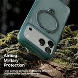 TORRAS iPhone 17 Pro Ostand Q3 Air Mobil Cover m. Kickstand - MagSafe Kompatibel - Grøn