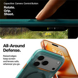 TORRAS iPhone 17 Pro Ostand Q3 Air Mobil Cover m. Kickstand - MagSafe Kompatibel - Grøn