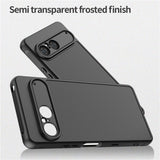 Sony Xperia 10 VII - EIDERWOOD Mat Hybrid Bagside Cover - Sort