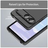 Sony Xperia 10 VII - EIDERWOOD Mat Hybrid Bagside Cover - Sort