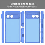 Sony Xperia 10 VII - EIDERWOOD Mat Hybrid Bagside Cover - Gennemsigtig / Blå