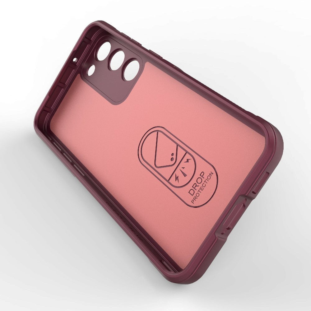 Samsung Galaxy S23+ (Plus) Fleksibelt Plastik Bagside Cover - Vin Rød
