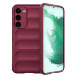 Samsung Galaxy S23+ (Plus) Fleksibelt Plastik Bagside Cover - Vin Rød
