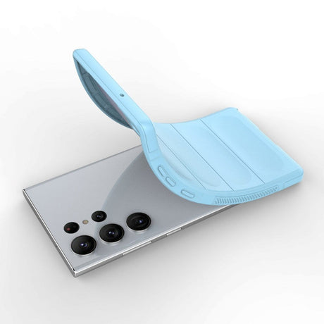 Samsung Galaxy S23 Ultra fleksibelt plastdeksel - Babyblå