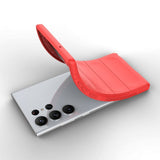 Samsung Galaxy S23 Ultra fleksibelt plastdeksel - rød