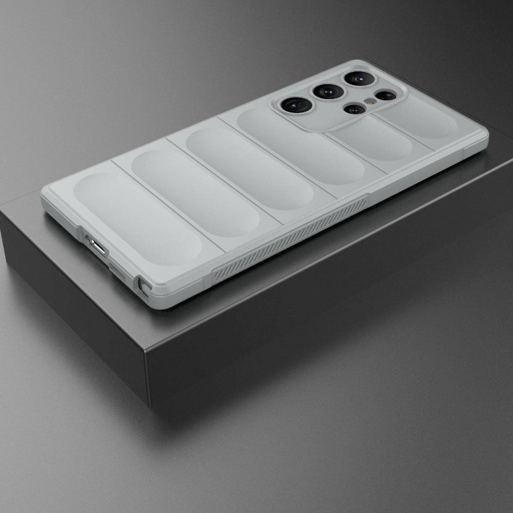 Samsung Galaxy S23 Ultra fleksibelt plastdeksel - grå