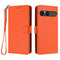 Sony Xperia 10 VII - EIDERWOOD Kunstlæder Flip Cover - Kortholder & Strop - Orange