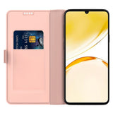 Realme Note 70T EIDERWOOD Kunstlæder Flip Cover - Lyserød