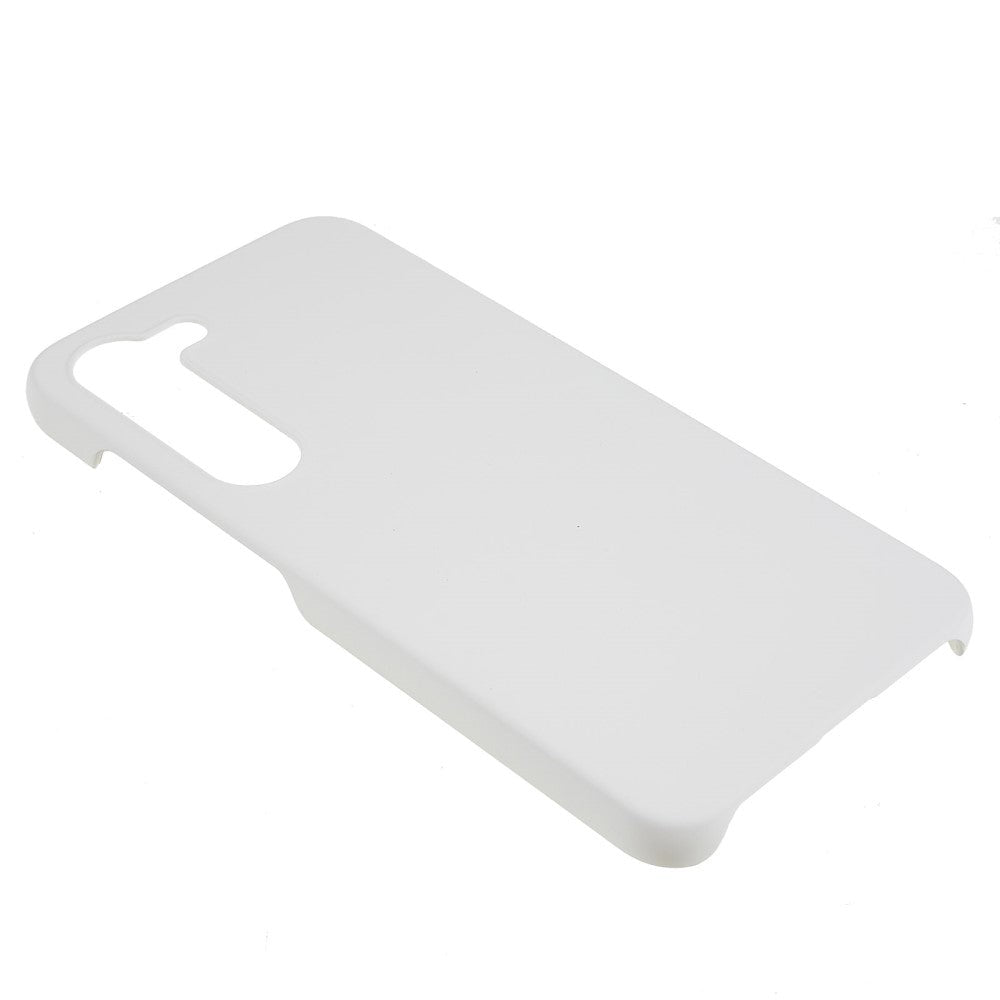 Samsung Galaxy S23+ (Plus) Hårdt Plastik Bagside Cover - Hvid