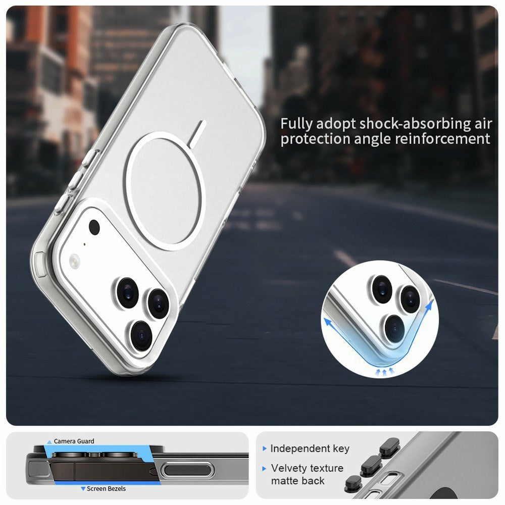 iPhone 18 Pro / 17 Pro EIDERWOOD Hybrid Plast Bagside Cover - MagSafe Kompatibel - Hvid
