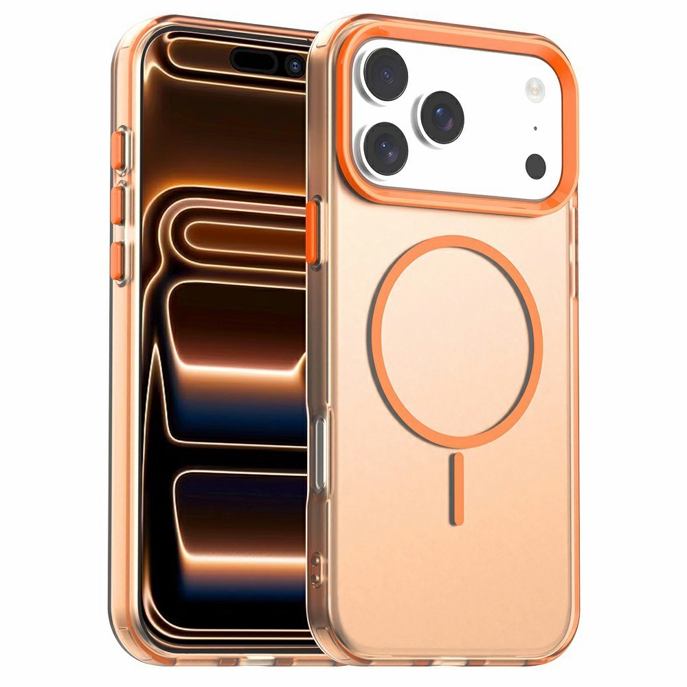 iPhone 18 Pro / 17 Pro EIDERWOOD Hybrid Plast Bagside Cover - MagSafe Kompatibel - Orange