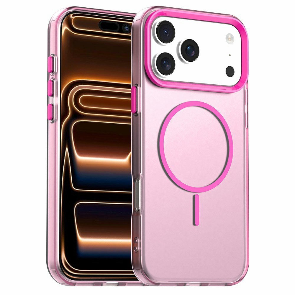iPhone 18 Pro / 17 Pro EIDERWOOD Hybrid Plast Bagside Cover - MagSafe Kompatibel - Lyserød