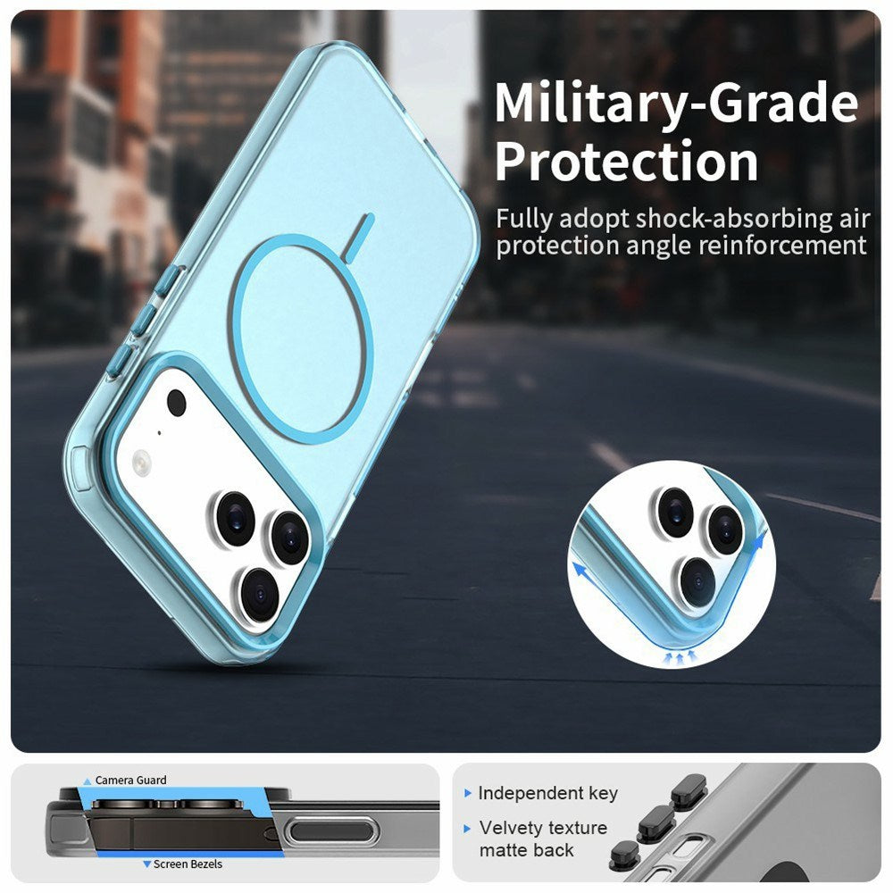 iPhone 18 Pro / 17 Pro EIDERWOOD Hybrid Plast Bagside Cover - MagSafe Kompatibel - Blå