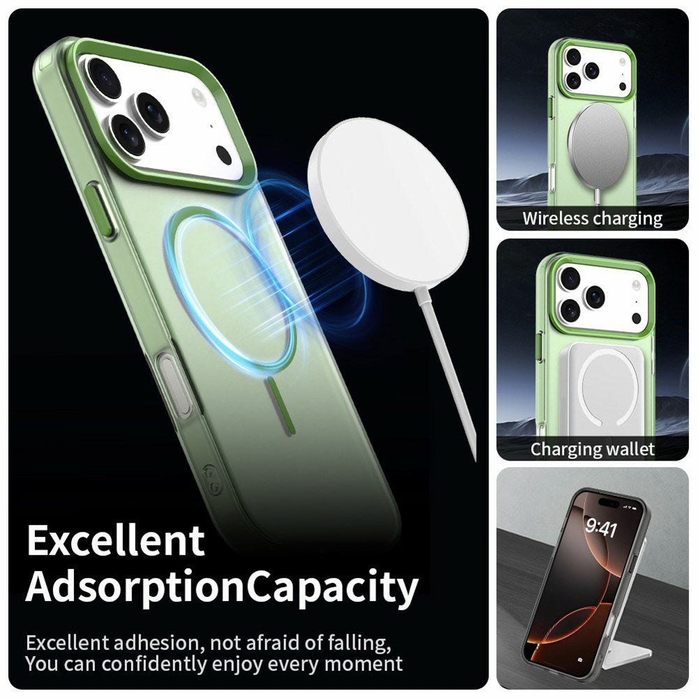 iPhone 18 Pro / 17 Pro EIDERWOOD Hybrid Plast Bagside Cover - MagSafe Kompatibel - Grøn