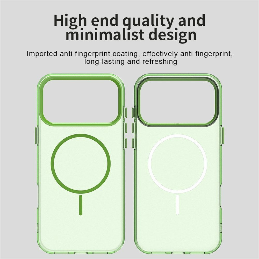 iPhone 18 Pro / 17 Pro EIDERWOOD Hybrid Plast Bagside Cover - MagSafe Kompatibel - Grøn