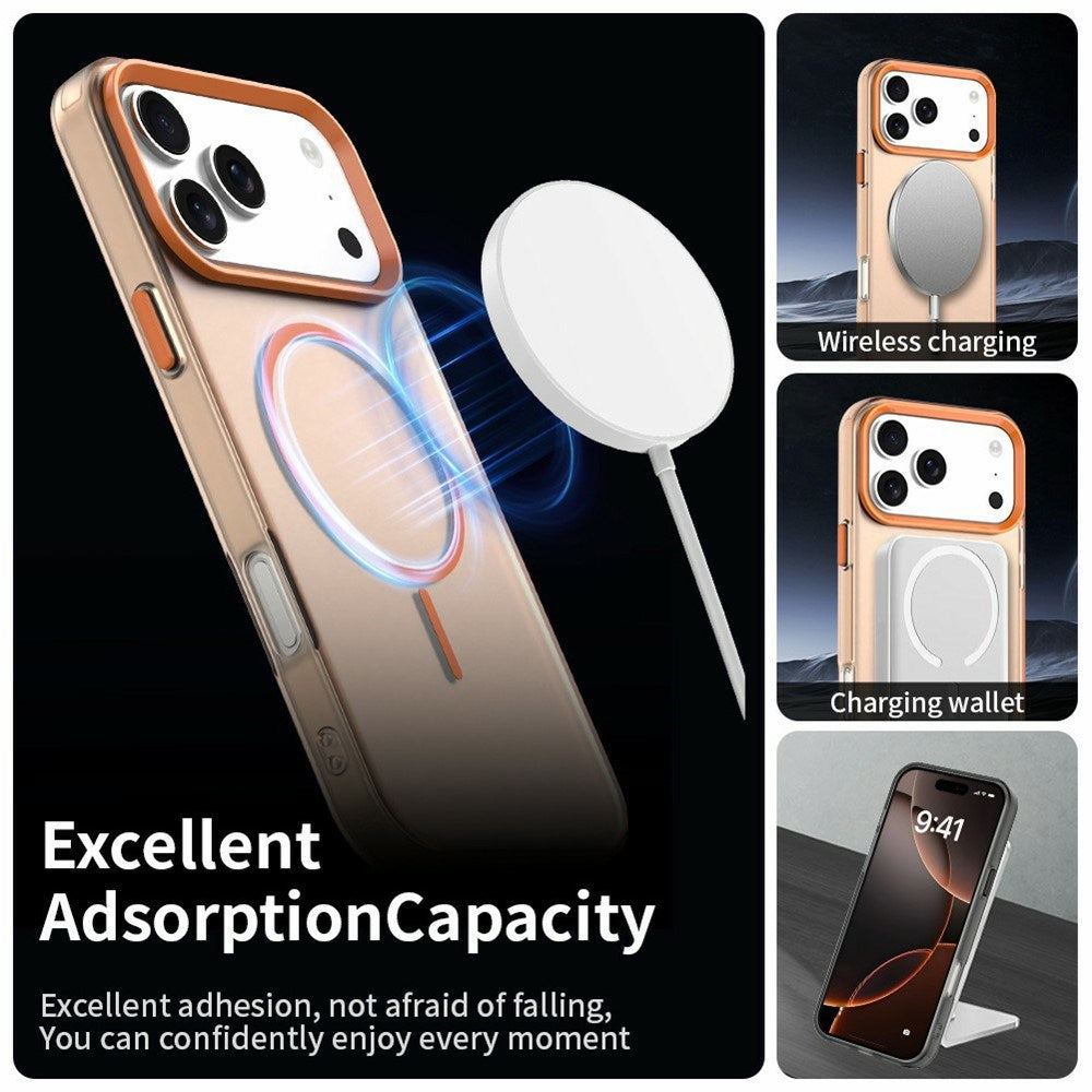 iPhone 18 Pro Max / 17 Pro Max EIDERWOOD Hybrid Plast Bagside Cover - MagSafe Kompatibel - Orange
