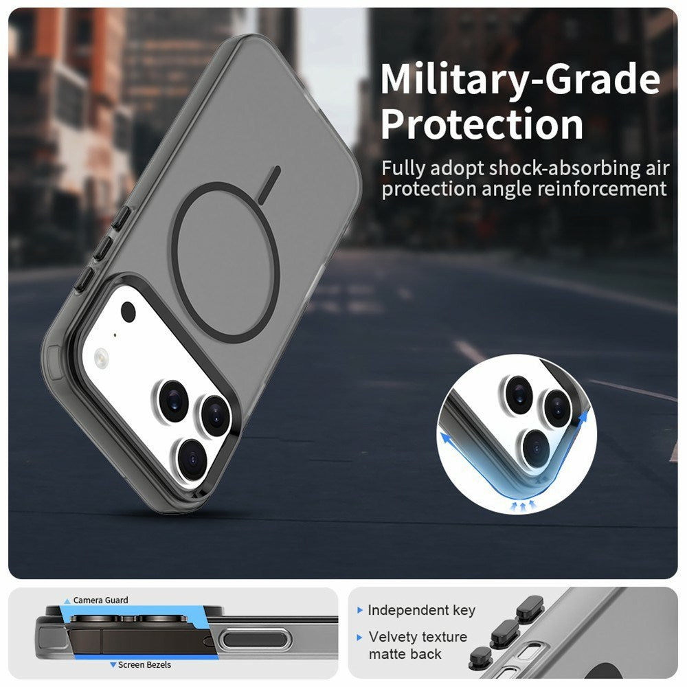 iPhone 18 Pro Max / 17 Pro Max EIDERWOOD Hybrid Plast Bagside Cover - MagSafe Kompatibel - Sort