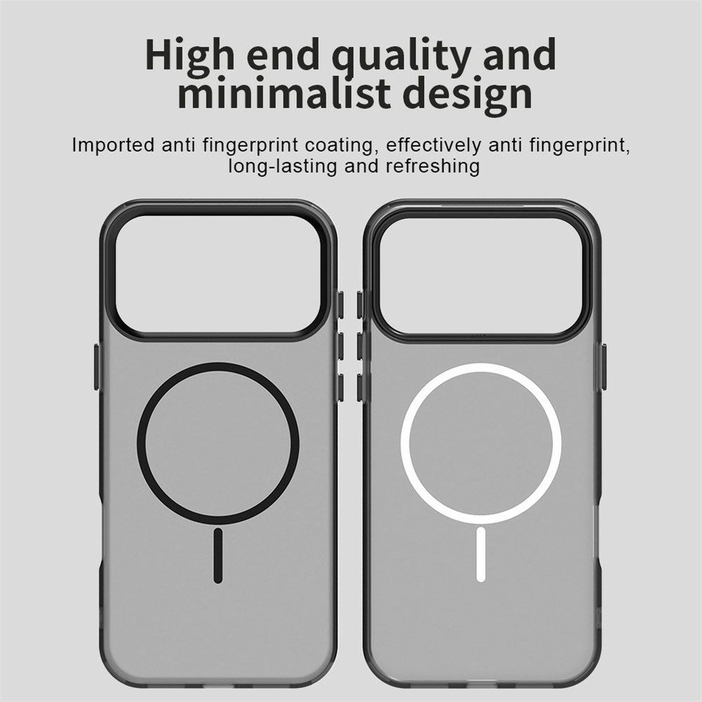 iPhone 18 Pro Max / 17 Pro Max EIDERWOOD Hybrid Plast Bagside Cover - MagSafe Kompatibel - Sort