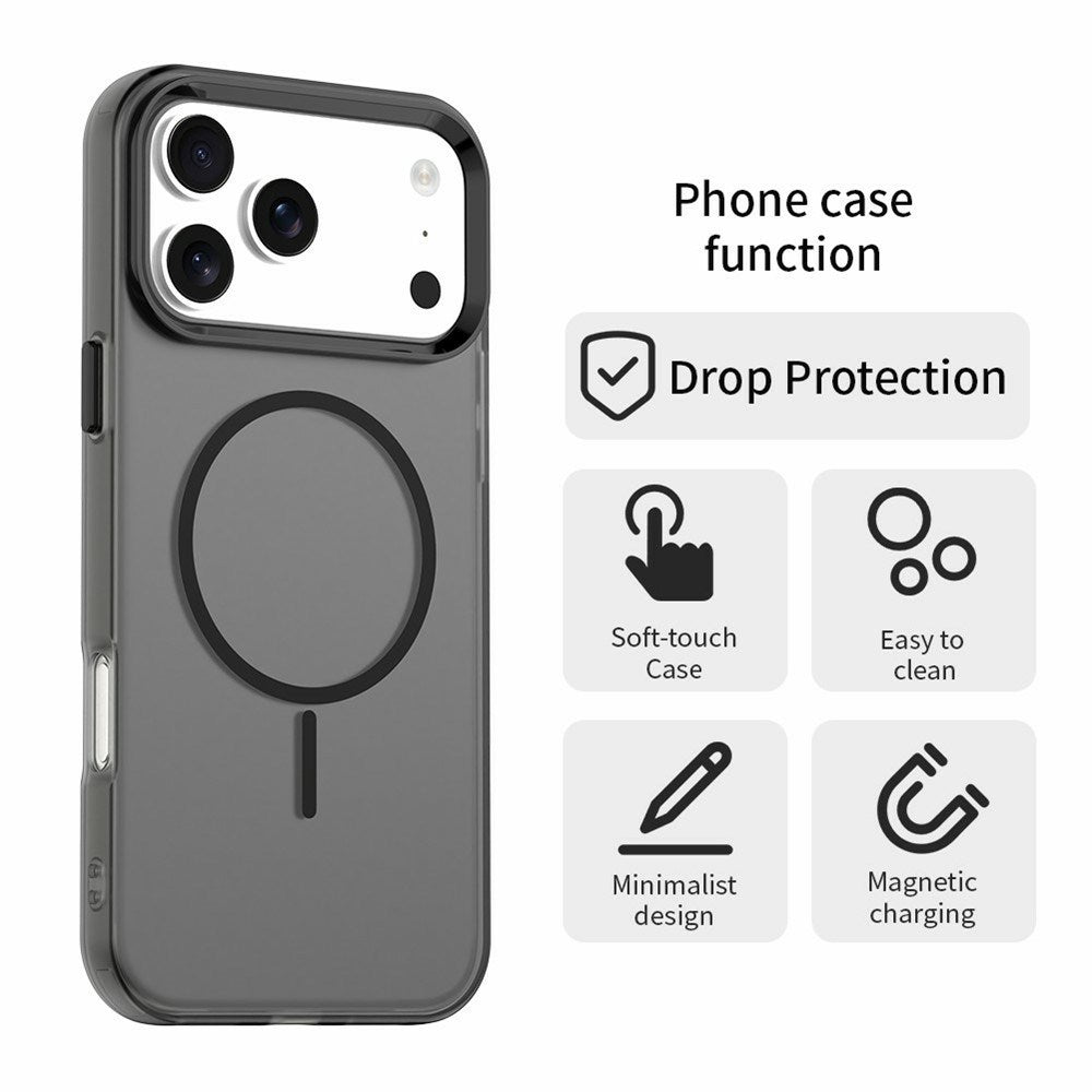 iPhone 18 Pro Max / 17 Pro Max EIDERWOOD Hybrid Plast Bagside Cover - MagSafe Kompatibel - Sort