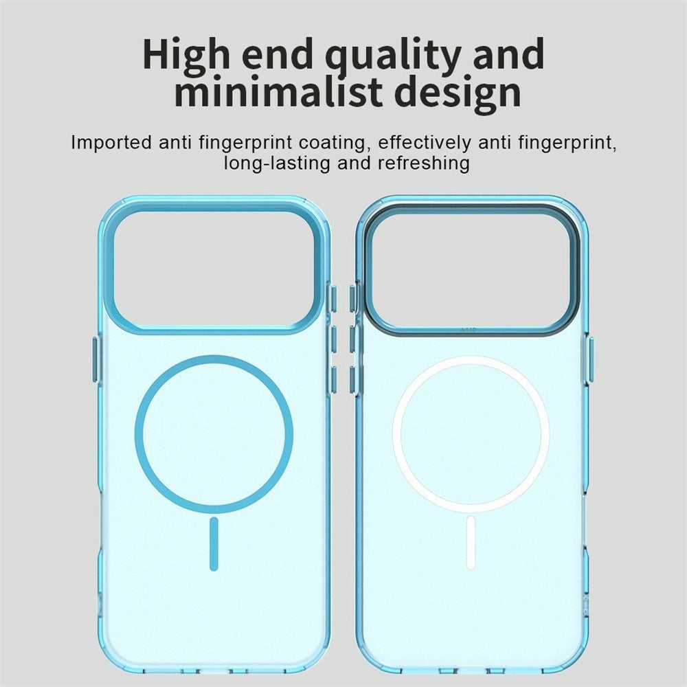 iPhone 18 Pro Max / 17 Pro Max EIDERWOOD Hybrid Plast Bagside Cover - MagSafe Kompatibel - Blå
