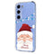EIDERWOOD Samsung Galaxy S23 FE Fleksibelt Plast Jule Mobil Cover - Gennemsigtig / Julemanden