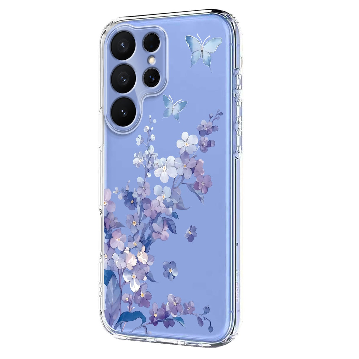 EIDERWOOD Samsung Galaxy S26 Ultra Plast Cover m. Mønster - Gennemsigtig / Violer