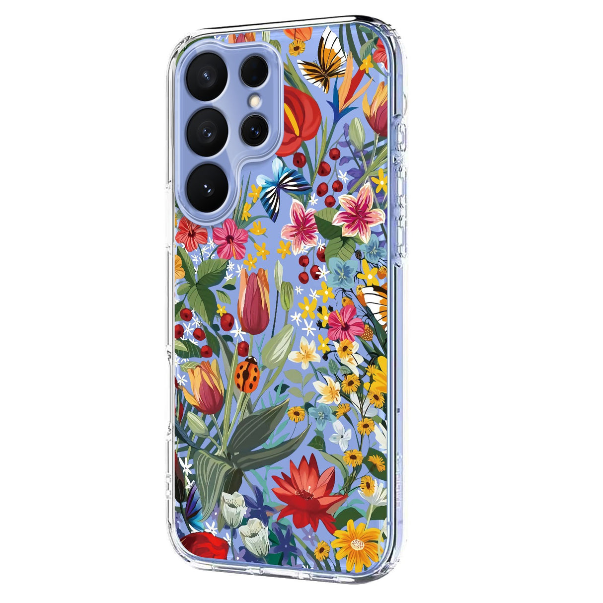 EIDERWOOD Samsung Galaxy S26 Ultra Plast Cover m. Mønster - Gennemsigtig / Blomster