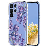 EIDERWOOD Samsung Galaxy S26 Ultra Plast Cover m. Mønster - Gennemsigtig / Lavendel