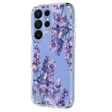 EIDERWOOD Samsung Galaxy S26 Ultra Plast Cover m. Mønster - Gennemsigtig / Lavendel
