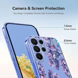 EIDERWOOD Samsung Galaxy S26 Ultra Plast Cover m. Mønster - Gennemsigtig / Lavendel