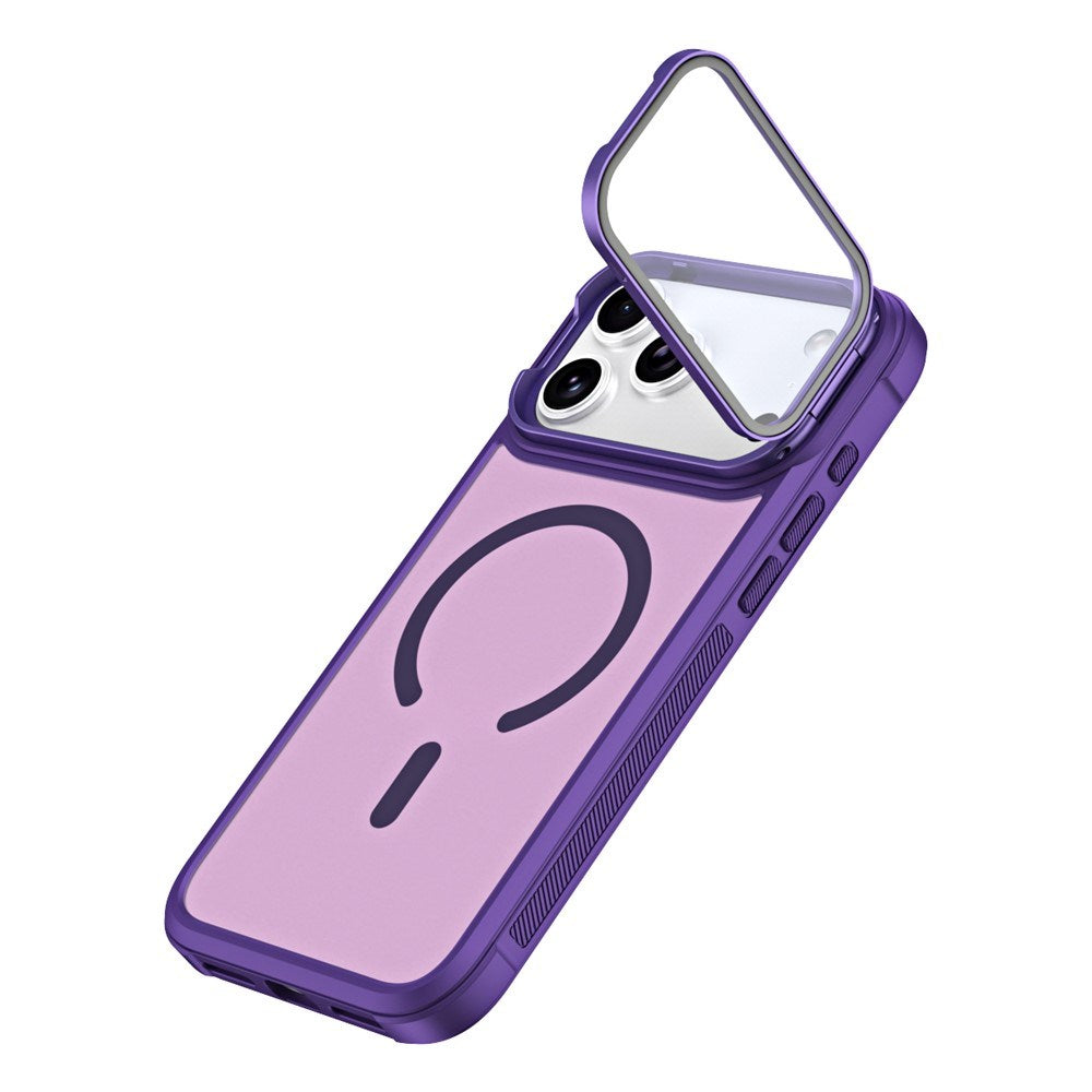 iPhone 18 Pro Max / 17 Pro Max EIDERWOOD Hybrid Plast Bagside Cover m. Kamera Cover & Ståfunktion - MagSafe Kompatibel - Lilla