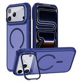 iPhone 18 Pro Max / 17 Pro Max EIDERWOOD Hybrid Plast Bagside Cover m. Kamera Cover & Ståfunktion - MagSafe Kompatibel - Blå
