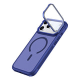 iPhone 18 Pro Max / 17 Pro Max EIDERWOOD Hybrid Plast Bagside Cover m. Kamera Cover & Ståfunktion - MagSafe Kompatibel - Blå