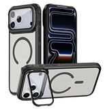 iPhone 18 Pro Max / 17 Pro Max EIDERWOOD Hybrid Plast Bagside Cover m. Kamera Cover & Ståfunktion - MagSafe Kompatibel - Sort