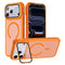 iPhone 18 Pro / 17 Pro EIDERWOOD Hybrid Plast Bagside Cover m. Kamera Cover & Ståfunktion - MagSafe Kompatibel - Orange