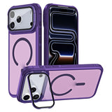 iPhone 18 Pro / 17 Pro EIDERWOOD Hybrid Plast Bagside Cover m. Kamera Cover & Ståfunktion - MagSafe Kompatibel - Lilla