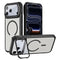 iPhone 18 Pro / 17 Pro EIDERWOOD Hybrid Plast Bagside Cover m. Kamera Cover & Ståfunktion - MagSafe Kompatibel - Sort