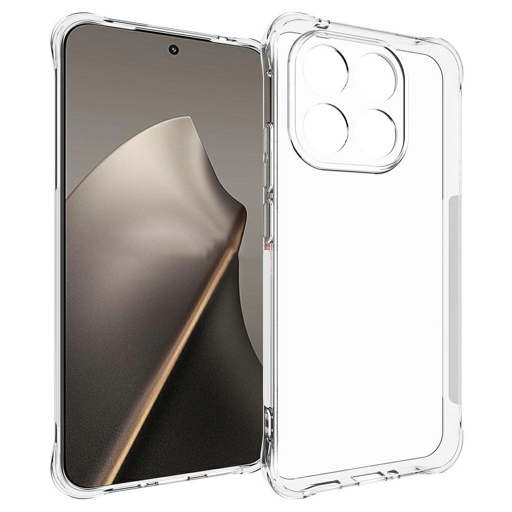 Xiaomi 15T EIDERWOOD Fleksibelt Plast Mobil Cover m. Stødabsorberende Hjørner - Gennemsigtig