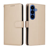 EIDERWOOD Samsung Galaxy S26 Kunstlæder Flip Cover - Strop - Beige
