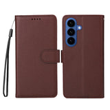 EIDERWOOD Samsung Galaxy S26 Kunstlæder Flip Cover - Strop - Brun