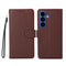 EIDERWOOD Samsung Galaxy S26 Kunstlæder Flip Cover - Strop - Brun