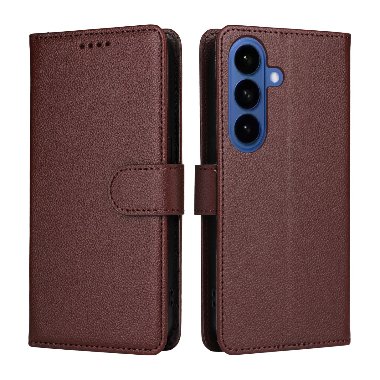 EIDERWOOD Samsung Galaxy S26 Kunstlæder Flip Cover - Strop - Brun