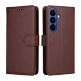 EIDERWOOD Samsung Galaxy S26 Kunstlæder Flip Cover - Strop - Brun