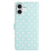 EIDERWOOD iPhone 17 Kunstlæder Flip Mobil Cover m. Polka Design - Blå
