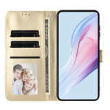 EIDERWOOD iPhone 17 Kunstlæder Flip Mobil Cover m. Polka Design - Gul