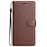 EIDERWOOD Samsung Galaxy S26 Ultra Kunstlæder Flip Cover m. Strop & Pung - Brun